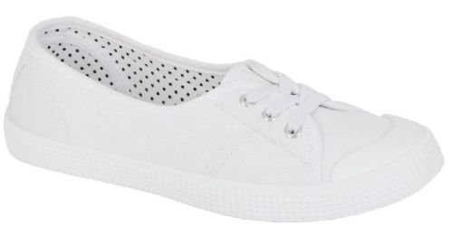 Dek Canvas Shoes L289G White size 5